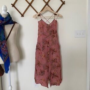 Zara | Tropical Tie Back Dress